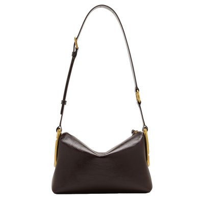 THE SCENE MEDIUM SHOULDER BAG IN CRINKLE LEATHER
